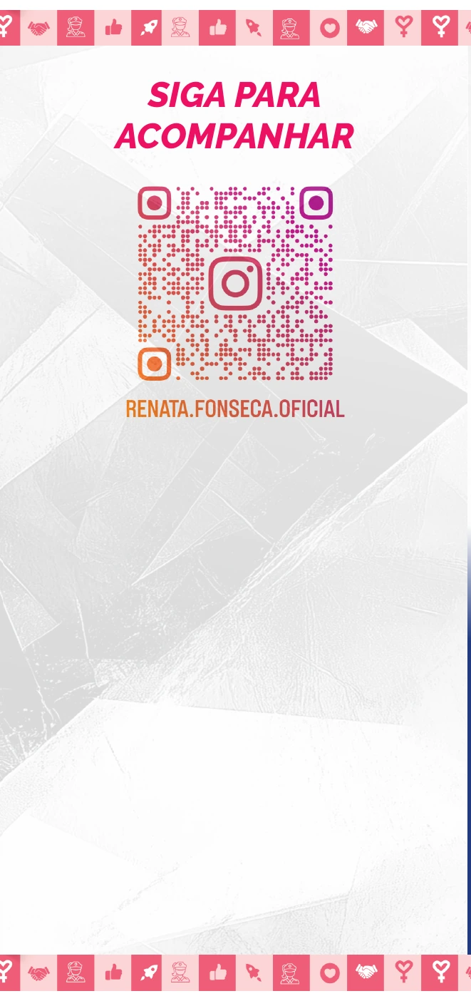 Instagram Renata Fonseca Oficial com QR Code